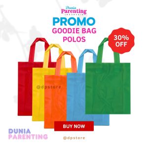 HARGA PERLUSIN - GOODIE BAG IDUL FITRI / TAS KANTONG BINGKISAN LEBARAN | Tas Kain Lebaran / Goodie Bag Idul Fitri bahan Spunbond Size 25X35X10 | 30X40X10  | 38 X45X10 Harga Terjangkau Per Lusin - Hijau - Kuning Tas Belanja Tas Hajatan Totebag POLOS WARNA